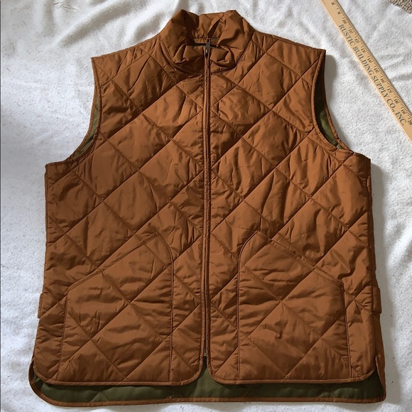 J. Crew Other - J Crew WALKER country vest men’s quilted saddle tan equestrian style large